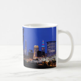 Taza De Café Cleveland OH Riverview Night Mug