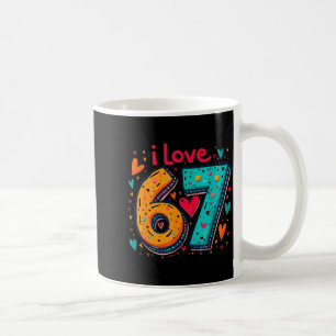 Taza De Café Clic 67 Diseño de Meme Divertido Meme Me Encanta S