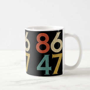 Taza De Café Clic Vintage 80 Estilo 86 47 Anti Trump