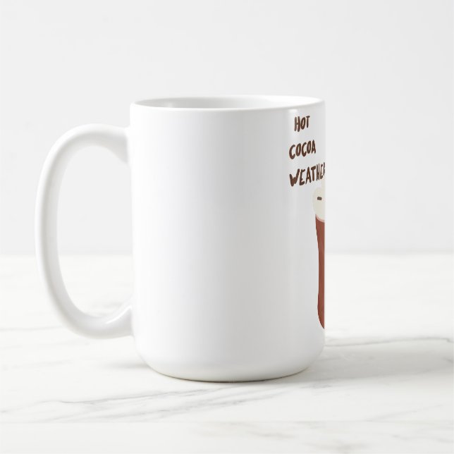Taza De Café Clima de cacao caliente (Izquierda)
