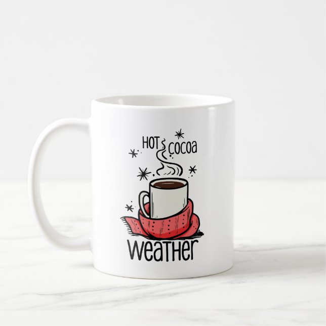 Taza De Café Clima de cacao caliente (Izquierda)