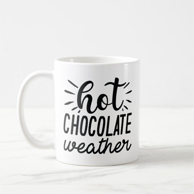 Taza De Café Clima de chocolate caliente (Izquierda)
