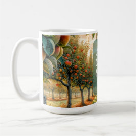 Taza De Café Clima y manzanas para siempre |
