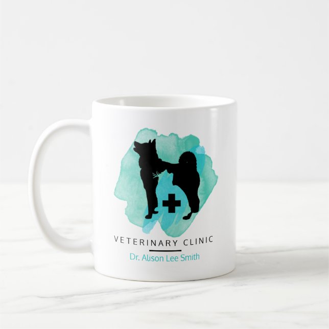 Taza De Café Clínica Veterinaria (Izquierda)