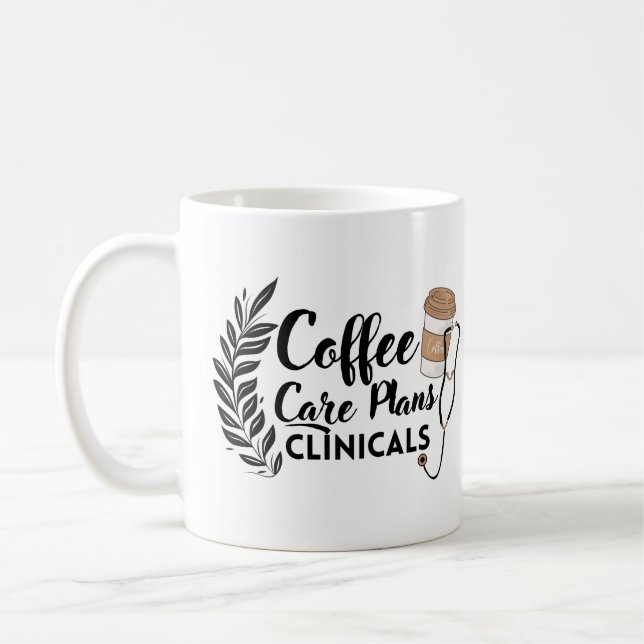 Taza De Café Clínicas de planes de cuidado del café (Izquierda)