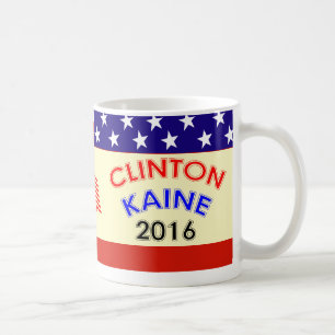 TAZA DE CAFÉ CLINTON KAINE 2016