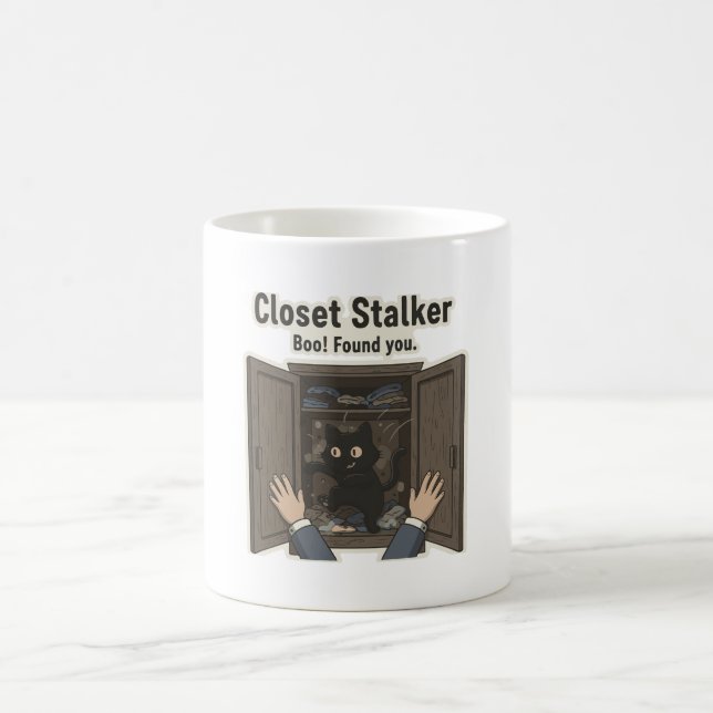 Taza De Café Closet Stalker T-Shirt (Centro)
