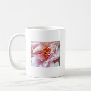 Taza De Café Closeup of Pale Pink Peonies