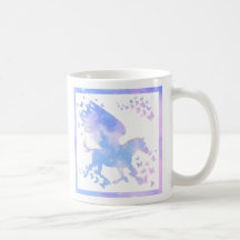 Clouds Coffee Mug de Bunny and Pegasus