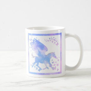 Taza De Café Clouds Coffee Mug de Bunny and Pegasus
