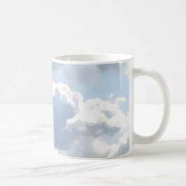 Taza De Café Clouds in Blue Sky 