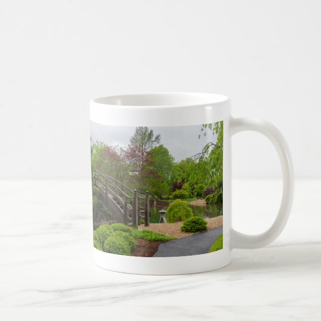 Taza De Café Cloudy Day Garden Stroll Coffee Mug (Derecha)