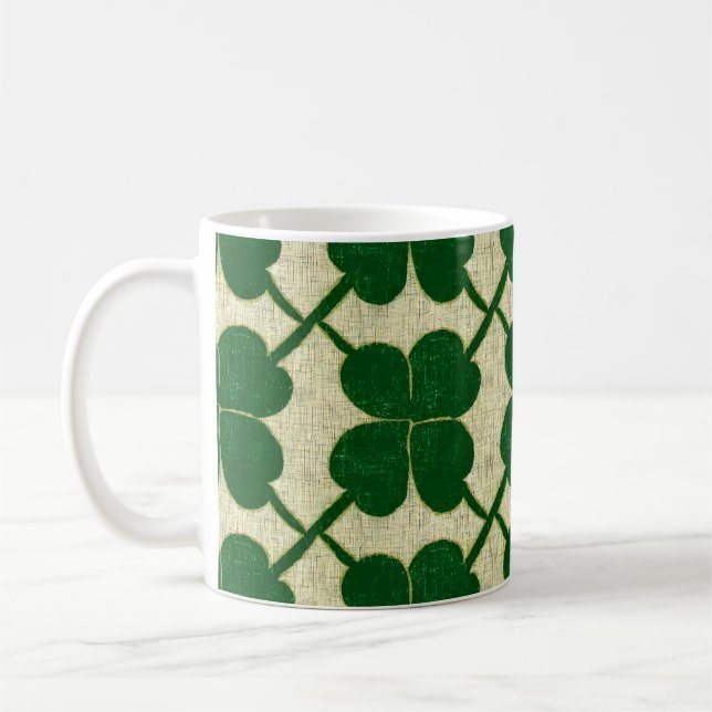 Taza De Café Clover Lattice Linen (Izquierda)