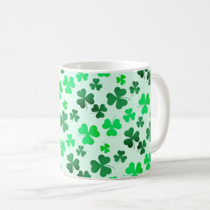 Taza De Café Clover Shamrock Irish Green Spring St Patrons Day