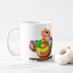 Taza De Café Clown Mug Circus - Tu color - Texto
