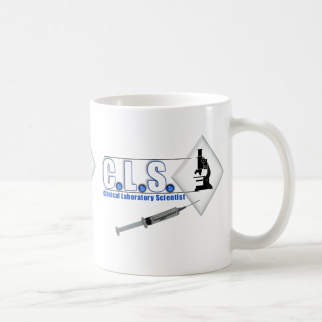 TAZA DE CAFÉ CLS MUG - CIENTÍFICO CLÍNICO DE LABORATORIO (Derecha)