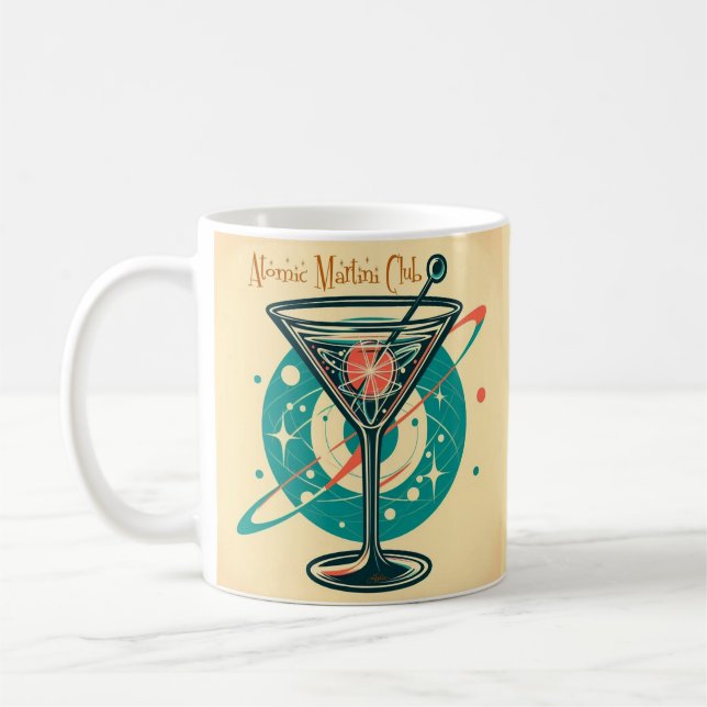 Taza De Café Club Atómico Martini (Izquierda)