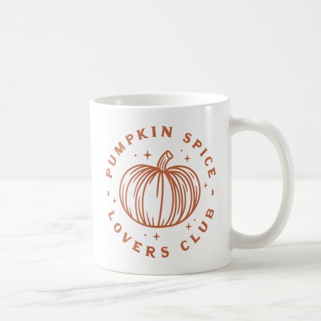 Taza De Café Club de amantes de las especias de calabaza (Derecha)