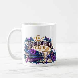 Taza De Café Club de bibliófilos amante de los libros