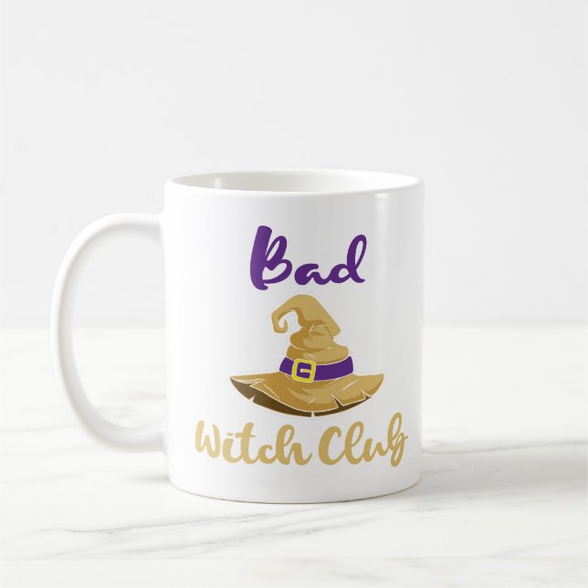 Taza De Café Club de Brujas Malas (Izquierda)