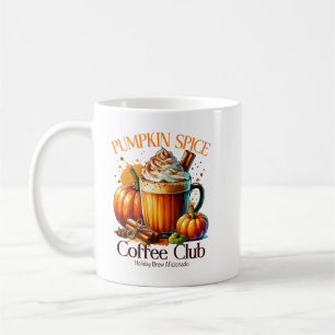 Taza De Café Club de café de especias de calabaza