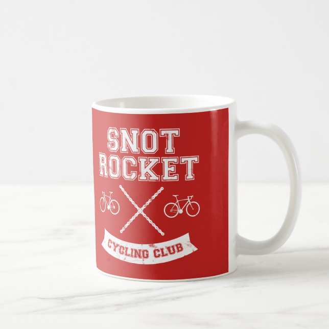 Taza De Café Club de Ciclismo Snot Rocket (Derecha)