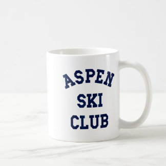 Taza De Café club de esquí Aspen Colorado montaña de esquí viaj