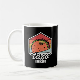 Taza De Café club de fans de tacos tacos retro comida mexicana