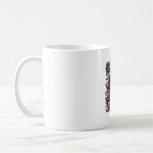 Taza De Café Club de Fans de Terror Calavera Gritando Capucha R