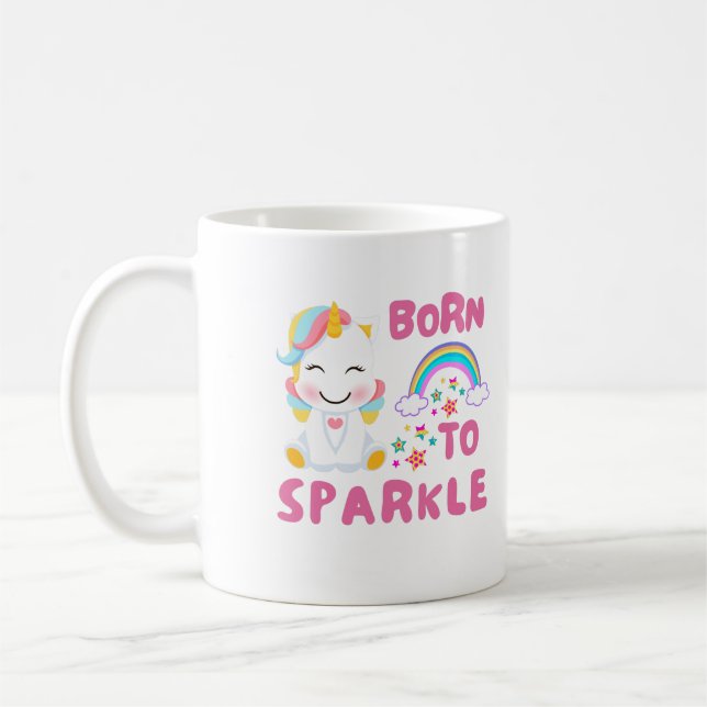 Taza De Café Club de fans de Unicorn Niños mágicos (Izquierda)