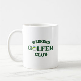 Taza De Café Club de Golfista de Fin de Semana – Estilo de Golf