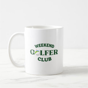 Taza De Café Club de Golfista de Fin de Semana – Estilo de Golf
