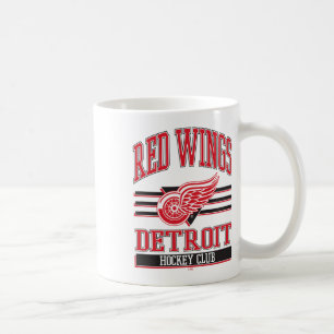 Taza De Café Club de Hockey Detroit Red Wings Gris Licencia Ofi