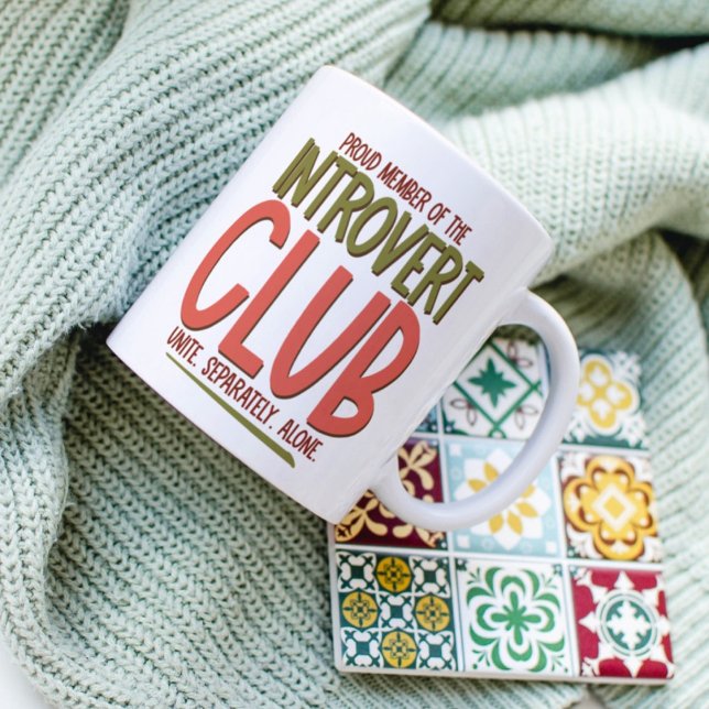 Taza De Café Club de introvertidos (Subido por el creador)