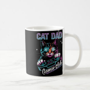 Taza De Café Club de juegos de video de gato papá Gamer Videoju