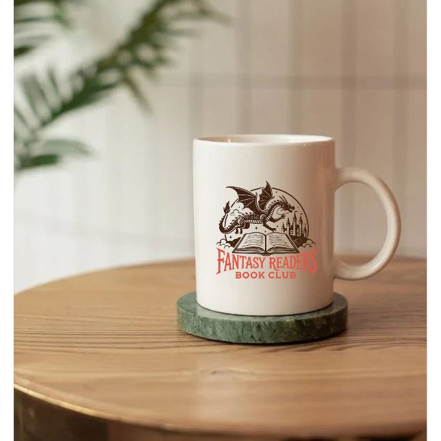 Taza De Café club de lectores de fantasía (Subido por el creador)