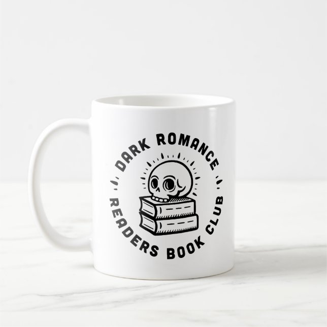 Taza De Café Club de lectores de romance oscuro (Izquierda)