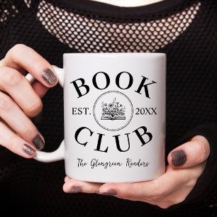 Taza De Café Club de libros personalizado para los amantes de l