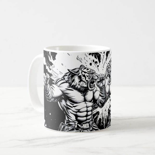 Taza De Café Club de Lucha - Tigres (Anverso izquierdo)