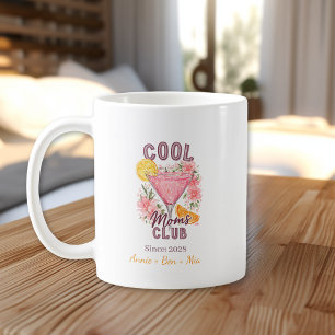 Taza De Café Club de Madres Geniales personalizado
