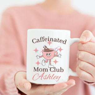 Taza De Café club de mamá cafetera personalizada, madre de café