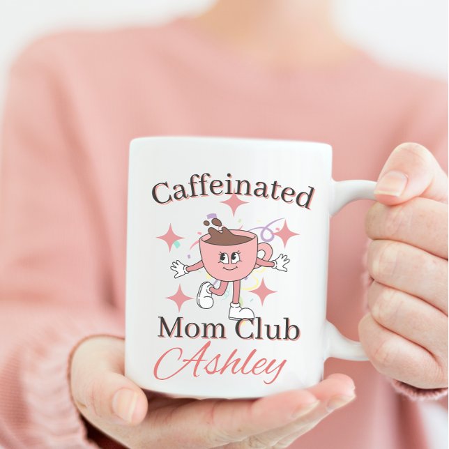 Taza De Café club de mamá cafetera personalizada, madre de café (Subido por el creador)