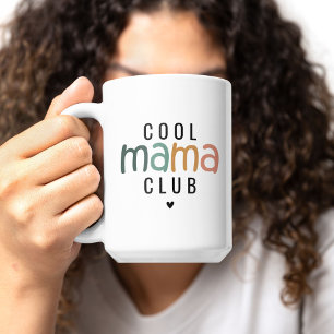 Taza De Café Club de Mamá Divertida y Genial, Regalo para Mamá