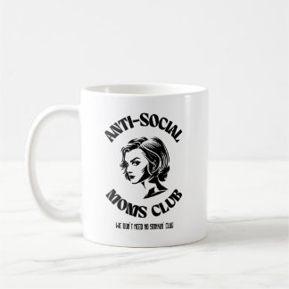 Taza De Café Club de mamás antisociales