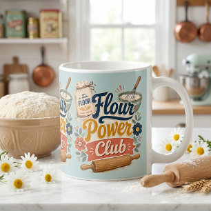 Taza De Café Club de Panadería Cottage Flour Power