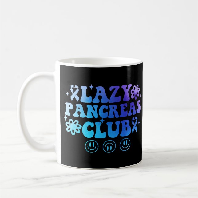 Taza De Café Club de Páncreas Perezoso Club de Sensibilización  (Izquierda)