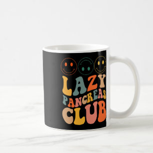 Taza De Café Club de páncreas retro flojo Tipo 1 Conciencia sob