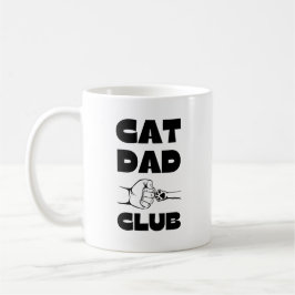 Taza De Café Club de papá de gato