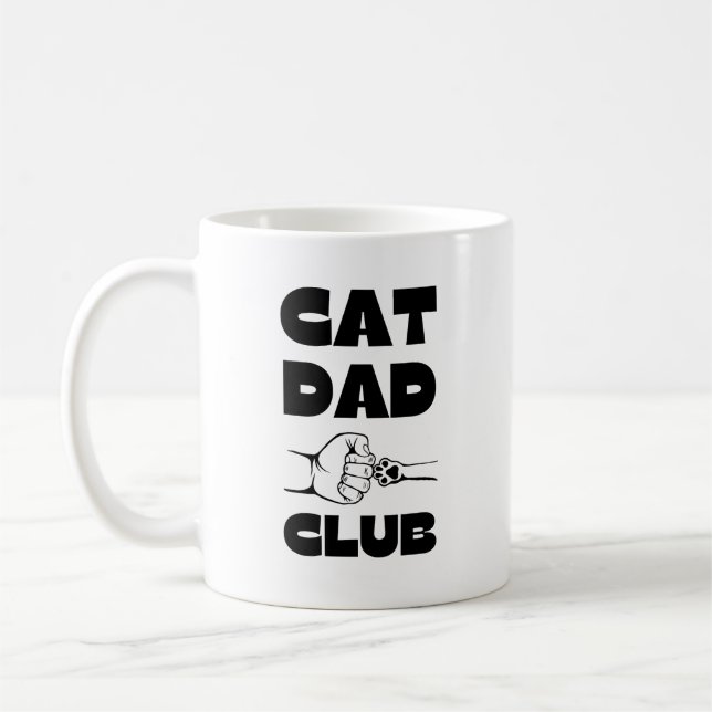 Taza De Café Club de papá de gato (Izquierda)