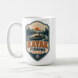 Taza De Café Club de Pesca en Kayak - Pesca al aire libre vinta